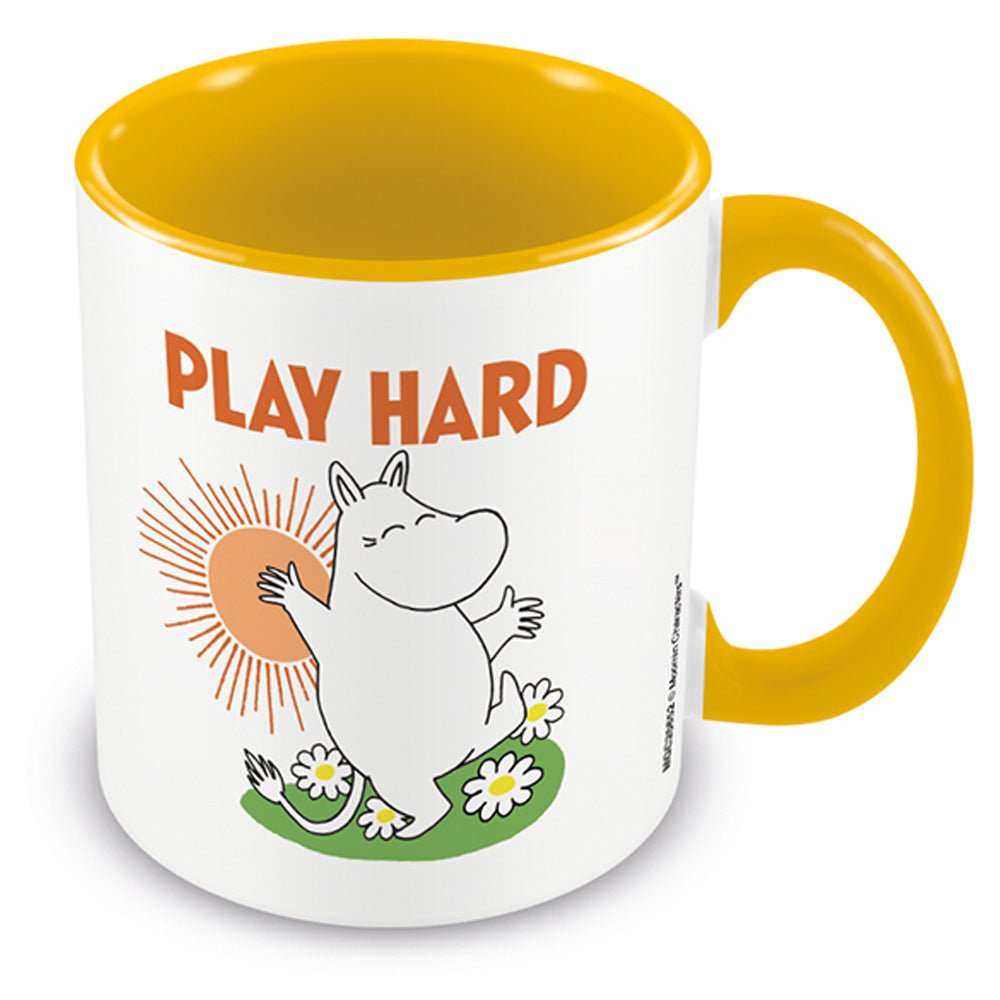 MOOMIN ムーミン (生誕 80周年 ) - Play hard / Yellow / マグカップ - PGS
